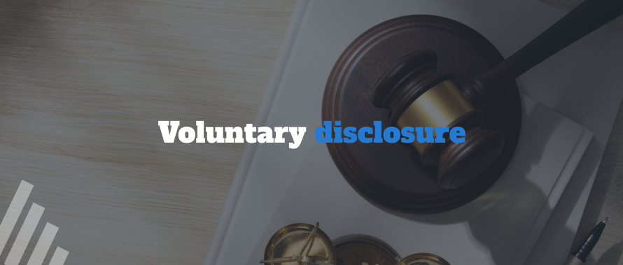 Voluntary Disclosure